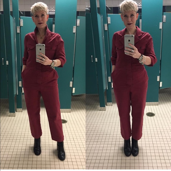 madewell slim coverall jumpsuit